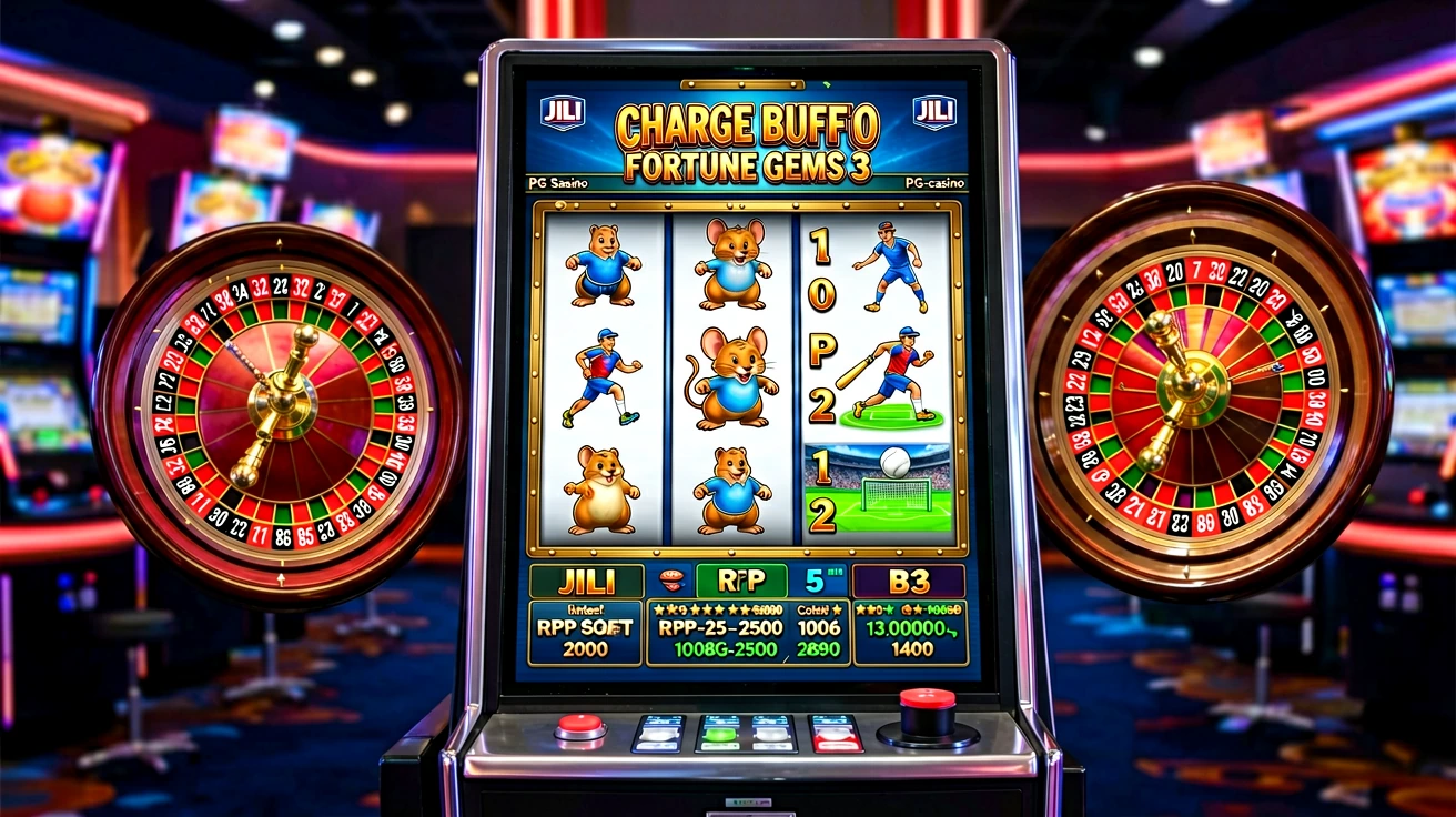 Slot ဂိမ်း Reel Symbol များနှင့် Bonus Meter ကို အနီးကပ်ပြထားသော ပုံ